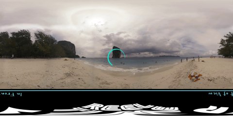In Front of View - Thailand Parting Sea and Krabi in 360° VR