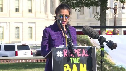 ABD'de "Müslümanlara vize yasağı" protesto edildi