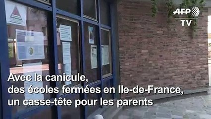 Les écoles franciliennes s'organisent face à la canicule