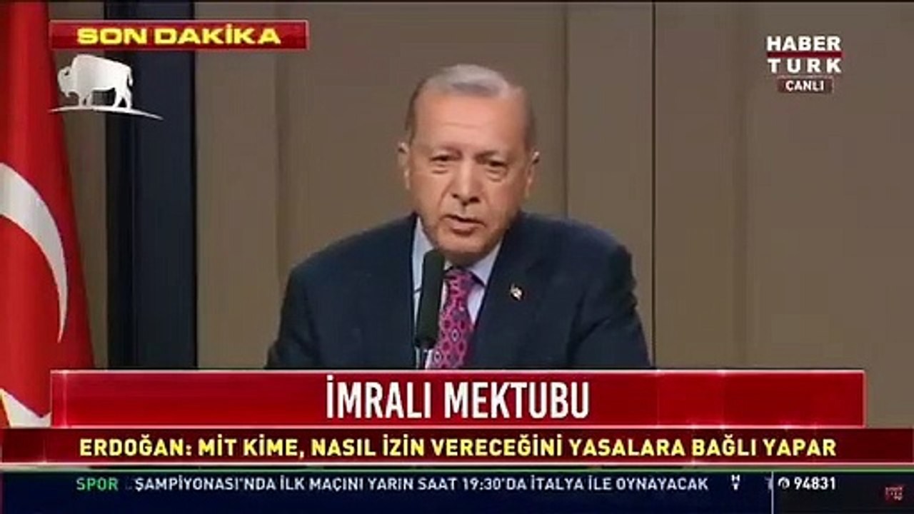Erdoğan: Öcalan'ın Kırmızı Bülten ile arandığını bilmiyordum
