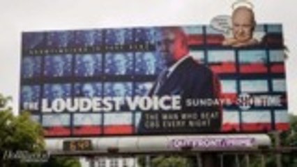 Conservatives Hijack Showtime's 'The Loudest Voice' Billboard in Los Angeles | THR News