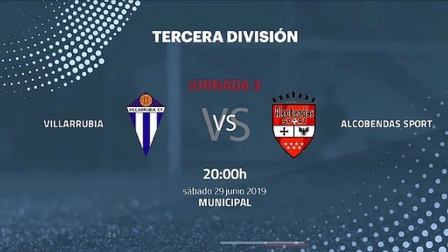 Previa partido entre Villarrubia y Alcobendas Sport Jornada 3 Tercera División - Play Offs Ascenso
