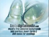 Wedding backgrounds, video loops and motion clips
