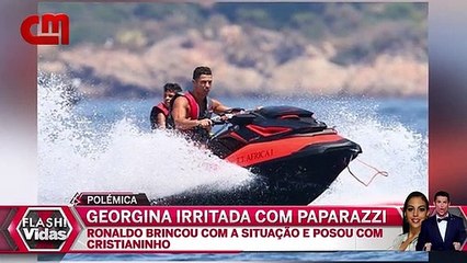 Georgina Rodríguez irrita-se  e faz manguito em  público