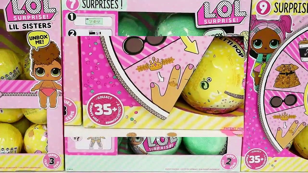LOL Surprise Dolls Confetti Pop Series 3 Series 2 LOL Sorpresa muñecas LOL SURPRESA BONECA | Karla D.