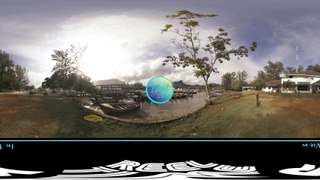 In Front of View - Chao Phraya River Klongs of Thailand in 360° VR