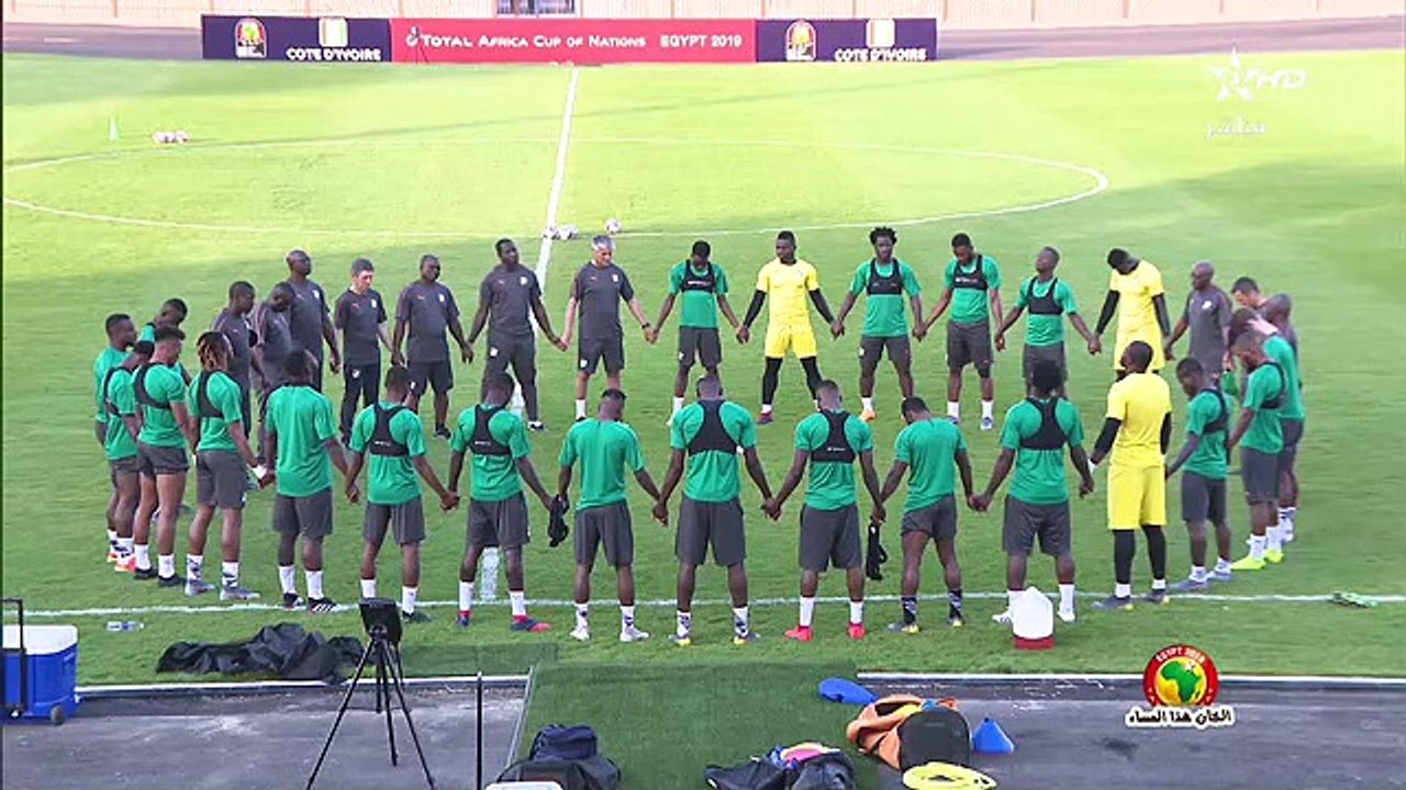 تقرير الرياضية عن استعدادات المنتخب الايفواري لمواجهة المنتخب الوطني