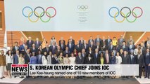 S. Korean Olympic chief elected new IOC member