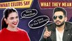 What Bollywood Celebs Say VS What They Mean | HONEST Celeb REACTIONS