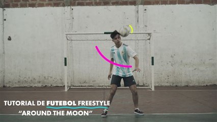 Manobras de Futebol Freestyle: Around the moon