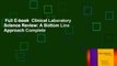 Full E-book  Clinical Laboratory Science Review: A Bottom Line Approach Complete