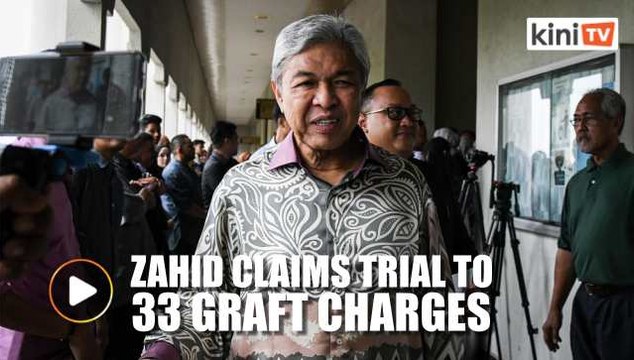 Zahid claims trial to 33 more charges