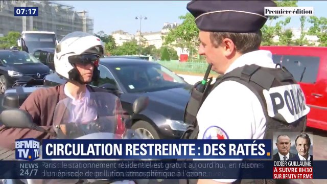 Circulation différenciée à Paris: près de 20% des voitures contrôlées n'avaient pas de vignette conforme
