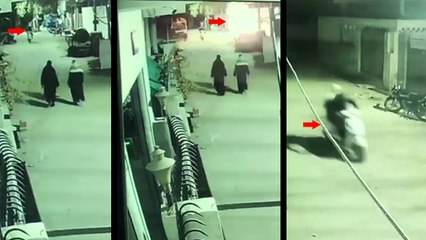 प्रयागराज में सपा पार्षद के ऑफिस पर बमबाजी, घटना CCTV में कैद