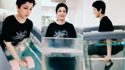 Sonali Bendre Shares Her Experience From Aqua Therapy Session