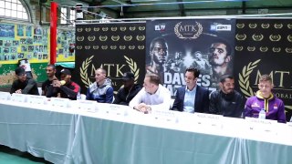 'SHUT UP YOU MUG' -PRESS CONFERENCE ERUPTS INTO CHAOS - AS DANNY 'DARKO' & BILLY RUMBOL GET INTO ROW
