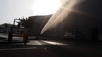 Violent incendie ce jeudi 27 juin dans un entrepôt de Saint-Priest