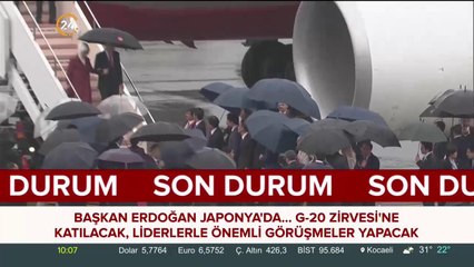 Cumhurbaşkanı Erdoğan Japonya'da