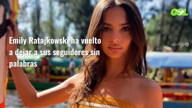 El escandaloso modelito de Emily Ratajkowski (y tiene horas): “¡Esta tía es la bomba!”