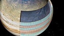 Depth of Jupiter's Colored Bands Revealed by NASA's Juno Spacecraft