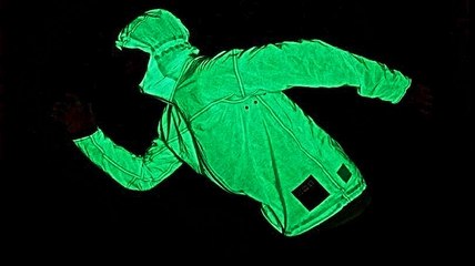 Solar Powered Jacket that Glows in the Dark