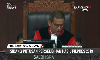 Hakim Nilai Eksepsi KPU dan Kubu 01 Jokowi-Ma’ruf Salahi Prinsip Beracara