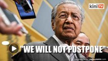 Bersatu will not postpone party polls, says Dr M