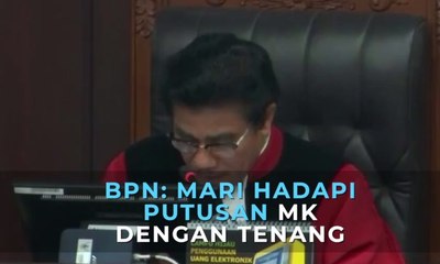 BPN Prabowo-Sandiaga: Mari Hadapi Putusan MK dengan Tenang