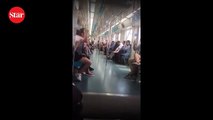 Metroda başörtülü kadına çirkin saldırı!; ’Kara Fatma’ hakareti