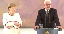 Almanya Başbakanı Merkel yine titreme nöbeti geçirdi