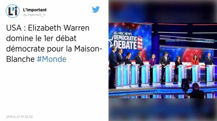 États-Unis : Elizabeth Warren domine le premier débat démocrate pour la Maison Blanche