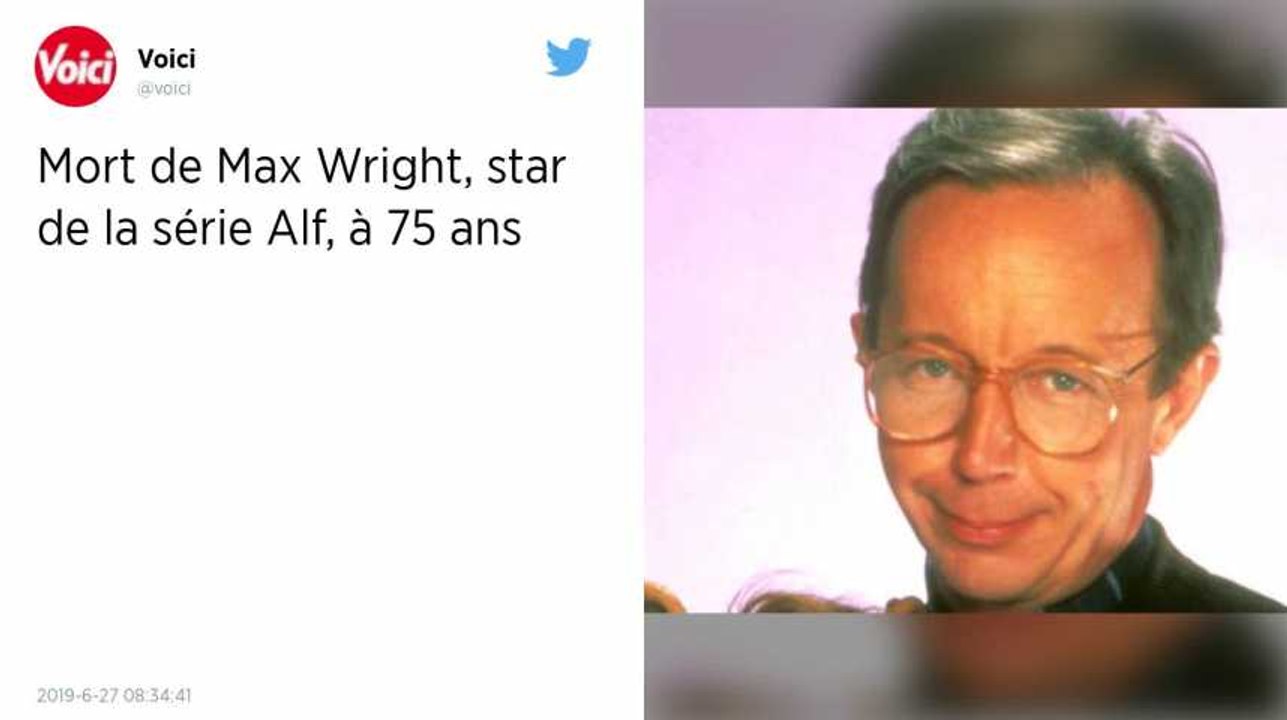 Max Wright, qui jouait le père de «Alf» dans la série, est mort