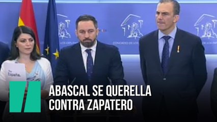 Abascal se querella contra Zapatero