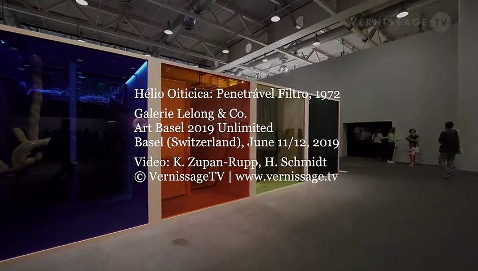 Hélio Oiticica: Penetrável Filtro (1972) / Art Basel Unlimited 2019 - video  Dailymotion