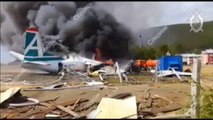 Al menos dos muertos tras un aterrizaje de emergencia en Rusia