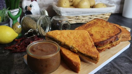 stuffed bread pakora