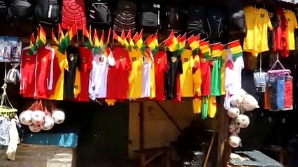 Kankan : flambée du prix du maillot des supporters du syli national de Guinée