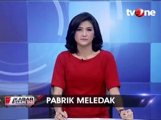 Pabrik Petrokimia Meledak, Warga Dilarang Keluar Rumah