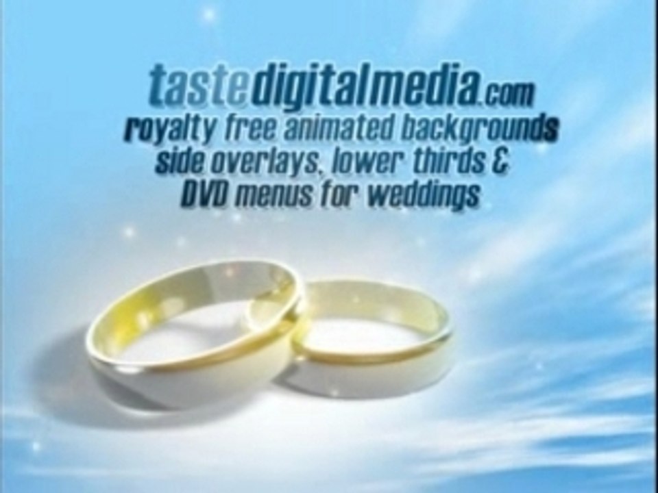 Wedding backgrounds, video transitions and motion loops
