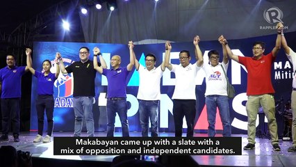 WATCH: Makabayan call for 2019 elex: Reject the policies of Duterte government