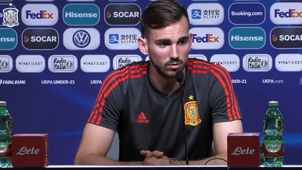 Fabián Ruiz y Rafa Mir, en la Previa del España-Francia Sub 21