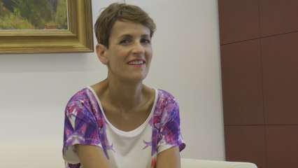 Chivite es "optimista" con la negociación de un futuro gobierno