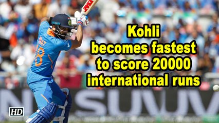 World Cup 2019 | Kohli becomes fastest to score 20000 international runs