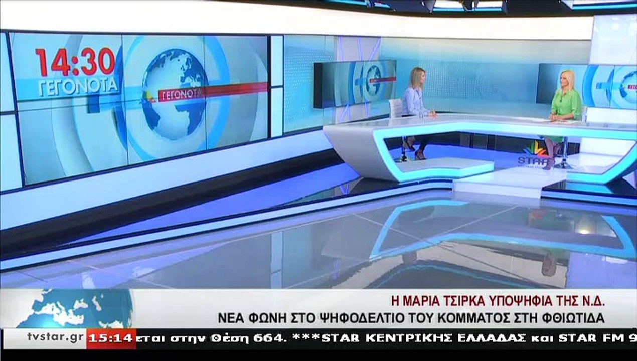 Η υποψήφια βουλευτής Ν.Δ. ΦΘΙΩΤΙΔΑΣ Μ.ΤΣΙΡΚΑ στο STAR Κεντρικής Ελλάδας