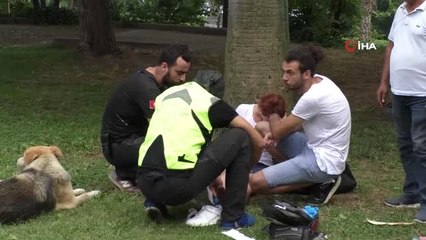 Genç kıza kapkaç şoku