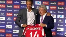 El Atlético de Madrid presenta a Marcos LLorente en el Wanda Metropolitano