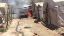 Iraklı göçmenlerin kampında yangın