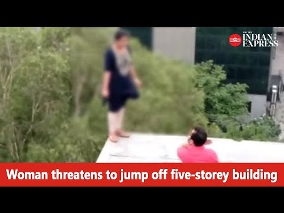 Gurugram woman threatens to jump off building after 'denial of permanent employee status'
