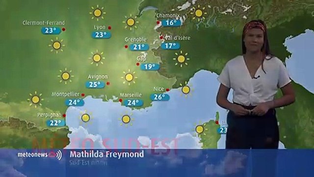Votre météo du vendredi 28 juin : Il fait encore très chaud, plus de 40°C à Avignon...