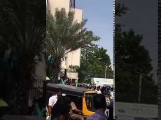 AIADMK cadres outside Apollo Hospitals